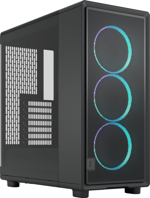 Fractal Epoch TG RGB Mid Tower Gaming Case - Black 