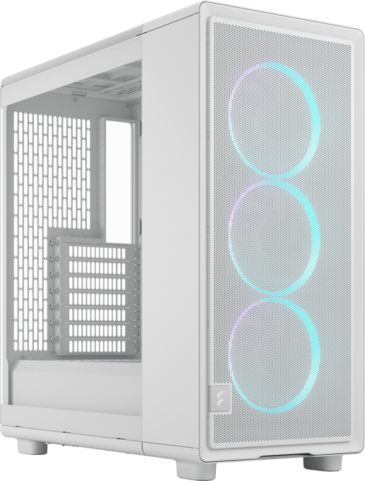 Fractal Epoch TG RGB Mid Tower Gaming Case - White 