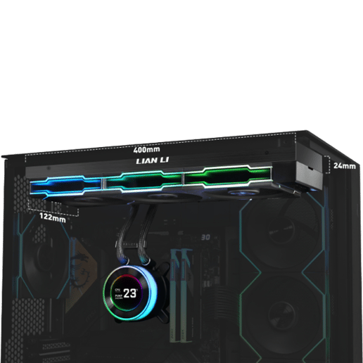 Lian Li HydroShift II LCD-C 360R 360mm AIO CPU Cooler - Black