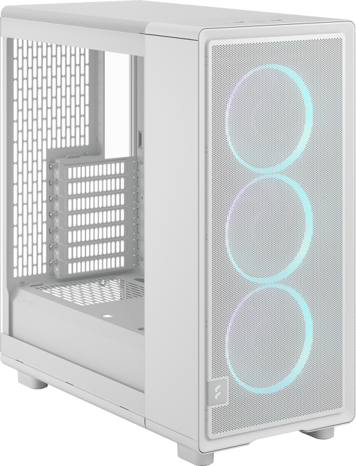 Fractal Epoch TG RGB Mid Tower Gaming Case - White 