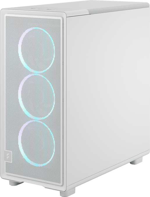 Fractal Epoch TG RGB Mid Tower Gaming Case - White 