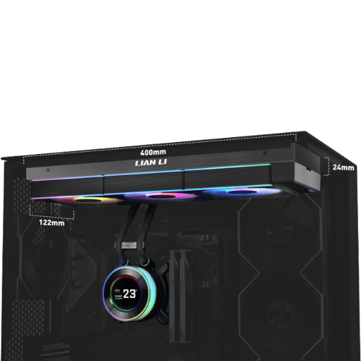 Lian Li HydroShift II LCD-C 360R 360mm AIO CPU Cooler - Black