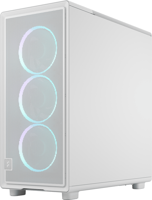 Fractal Epoch TG RGB Mid Tower Gaming Case - White 