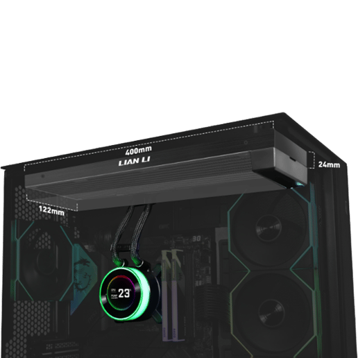 Lian Li HydroShift II LCD-C 360R 360mm AIO CPU Cooler - Black