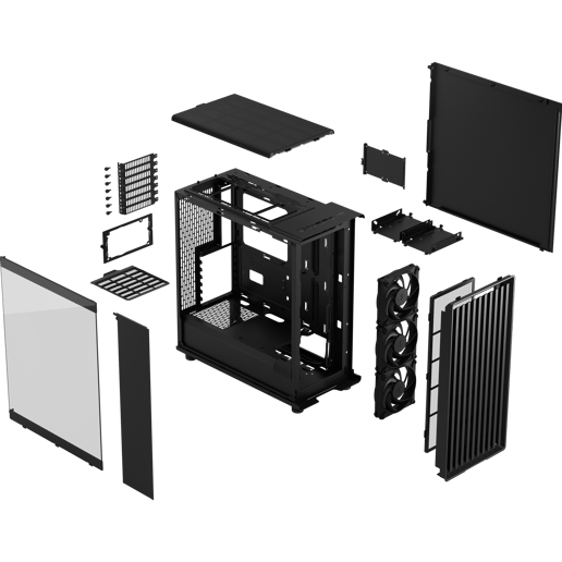Fractal Design North Momentum Edition Mid Tower Gaming Case - Black 