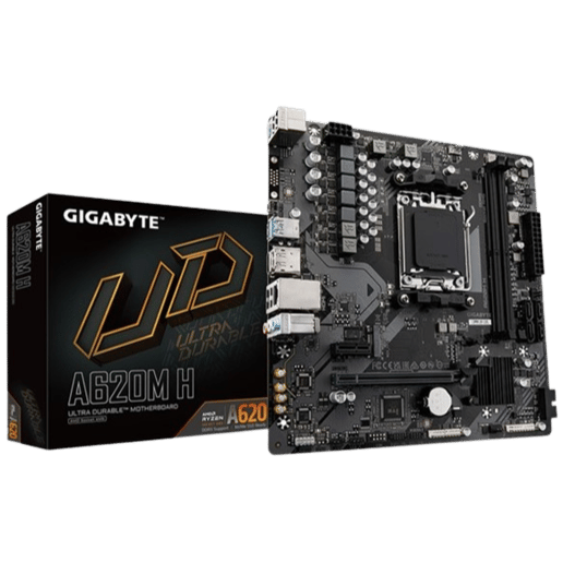 Gigabyte A620M H mATX Motherboard for AMD Socket AM5 CPUs