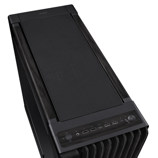 ASUS ProArt PA602 Wood Edition TG Mid Tower Case - Black 
