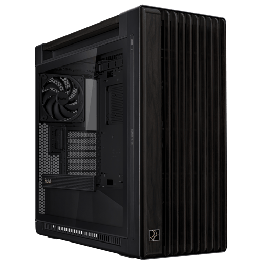 ASUS ProArt PA602 Wood Edition TG Mid Tower Case - Black 