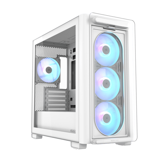 ASUS A23 PLUS Mid Tower Gaming Case - White 