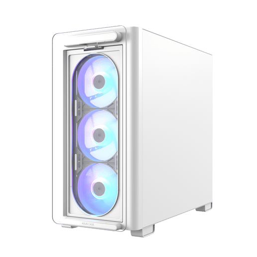 ASUS A23 PLUS Mid Tower Gaming Case - White 