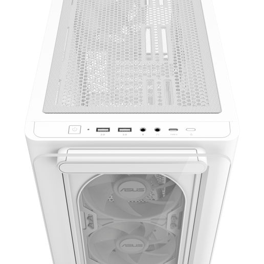 ASUS A23 PLUS Mid Tower Gaming Case - White 