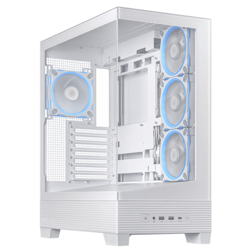 ASUS A31 PLUS Mid Tower Gaming Case - White 