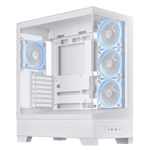 ASUS A31 PLUS Mid Tower Gaming Case - White 