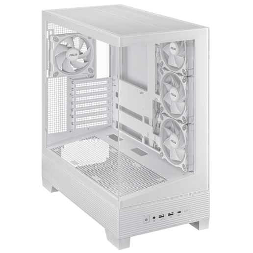 ASUS A31 PLUS Mid Tower Gaming Case - White 
