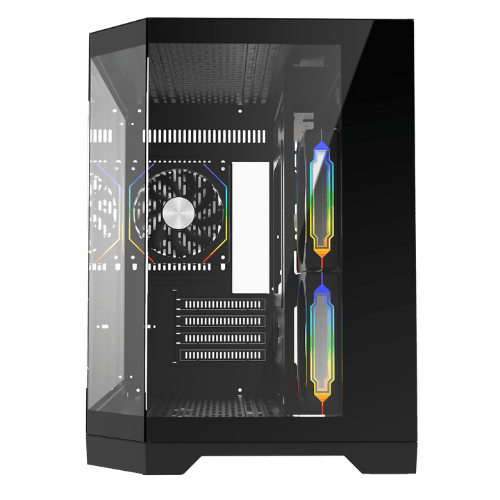 CiT Mars Mid Tower Gaming Case - Black 