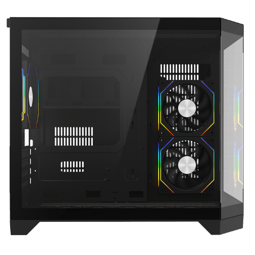 CiT Mars Mid Tower Gaming Case - Black 