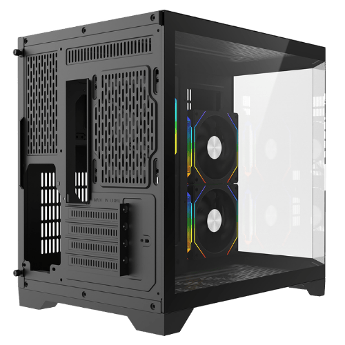 CiT Mars Mid Tower Gaming Case - Black 
