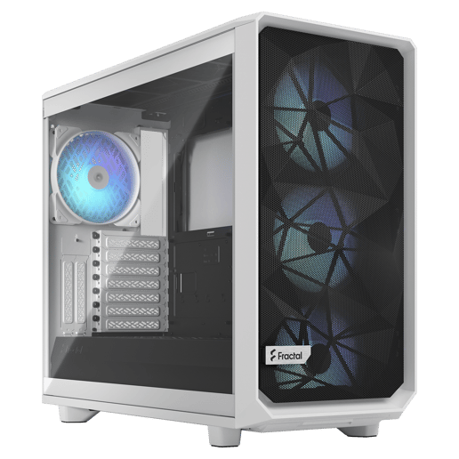 Fractal Meshify 2 RGB Mid Tower Gaming Case - White 