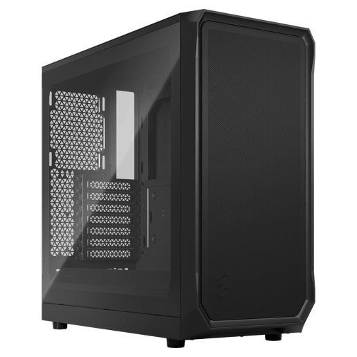 Fractal Focus 2 Mid Tower Gaming Case - Black 