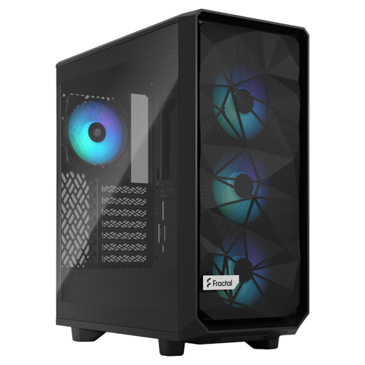 Fractal Meshify 2 Compact Lite RGB Mid Tower Gaming Case - Black 