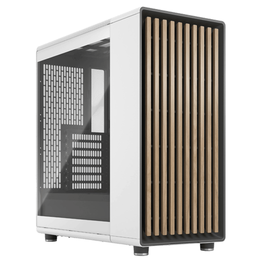 Fractal North TG Mid Tower Case - White 