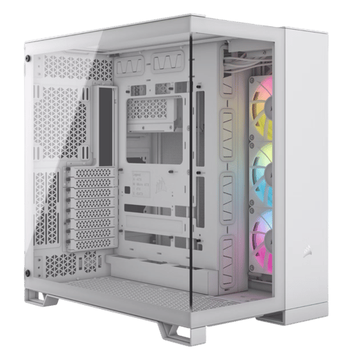 Corsair iCUE LINK 6500X RGB Mid Tower Gaming Case - White 