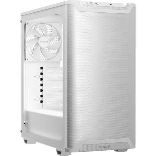 Be Quiet! Pure Base 501 Airflow Window Mid Tower Gaming Case - White 