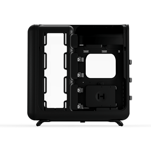 HYTE X50 Pitch Black Mid Tower Gaming Case - Black 