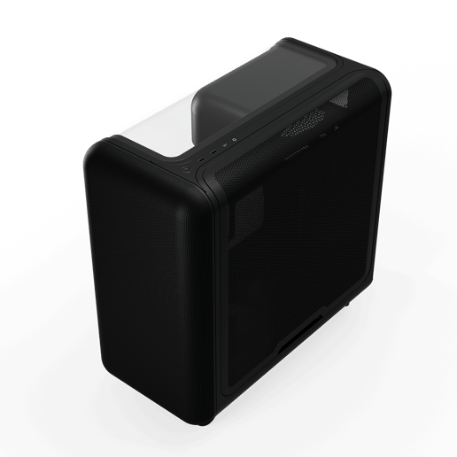 HYTE X50 Pitch Black Mid Tower Gaming Case - Black 