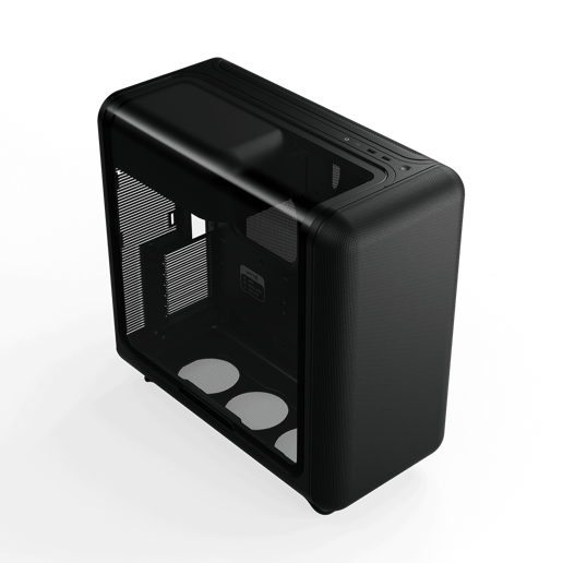 HYTE X50 Pitch Black Mid Tower Gaming Case - Black 