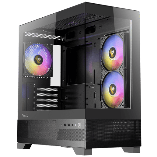 Antec Antec CX500m MicroATX ARGB Gaming Case Mini Tower Gaming Case - Black 