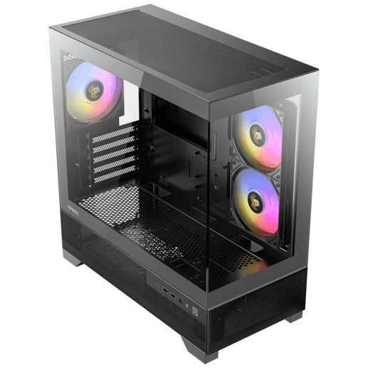 Antec Antec CX500m MicroATX ARGB Gaming Case Mini Tower Gaming Case - Black 