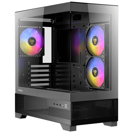 Antec Antec CX500m MicroATX ARGB Gaming Case Mini Tower Gaming Case - Black 