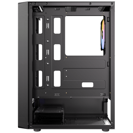 Antec Antec AX26 RGB Elite Mid-Tower Gaming PC Case - Pr Mid Tower Case - Black 