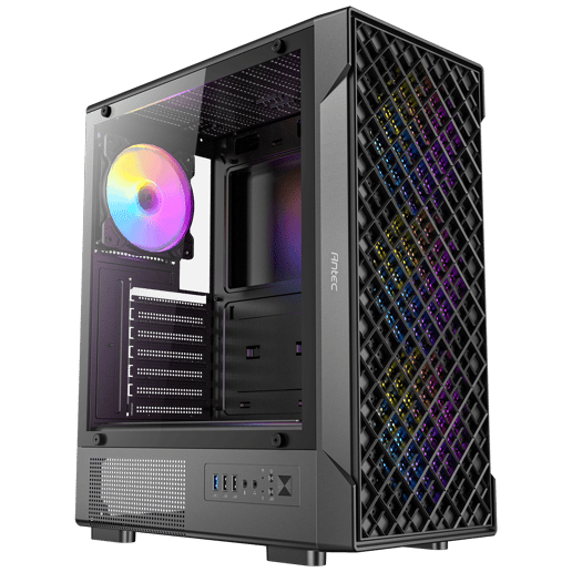 Antec Antec VX320 ARGB Mid-Tower Gaming PC Case - Pre-In Mid Tower Case - Black 