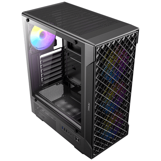 Antec Antec VX320 ARGB Mid-Tower Gaming PC Case - Pre-In Mid Tower Case - Black 