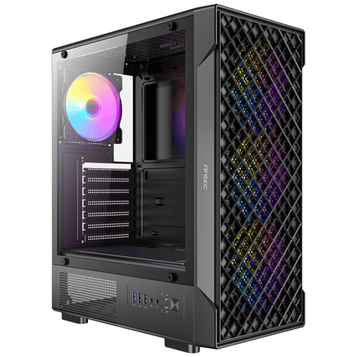 Antec Antec VX320 ARGB Mid-Tower Gaming PC Case - Pre-In Mid Tower Case - Black 