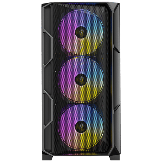 Antec Antec AX1000 ARGB Mid-Tower Gaming PC Case, Full M Mid Tower Case - Black 