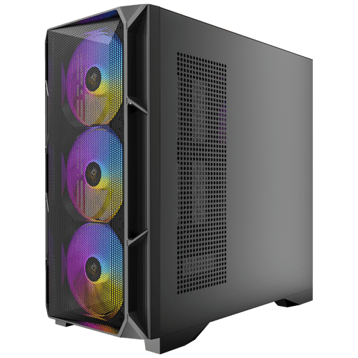 Antec Antec AX1000 ARGB Mid-Tower Gaming PC Case, Full M Mid Tower Case - Black 
