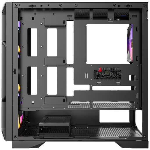 Antec Antec AX1000 ARGB Mid-Tower Gaming PC Case, Full M Mid Tower Case - Black 