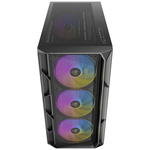 Antec Antec AX1000 ARGB Mid-Tower Gaming PC Case, Full M Mid Tower Case - Black 