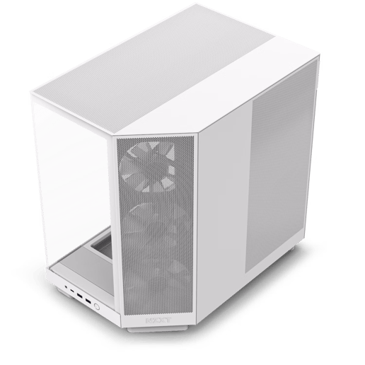 NZXT H6 Flow RGB Mid Tower Case - White 