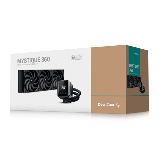 DeepCool Mystique 360mm All-in-One Liquid CPU Cooler in Black