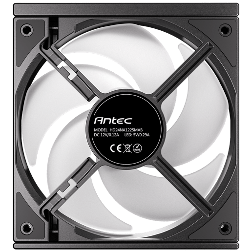 Antec Connect C120 ARGB Reverse 120mm Black Fan - Triple Pack