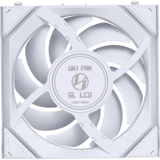 Lian Li UNI FAN SL Wireless LCD Reverse Flow 120mm White