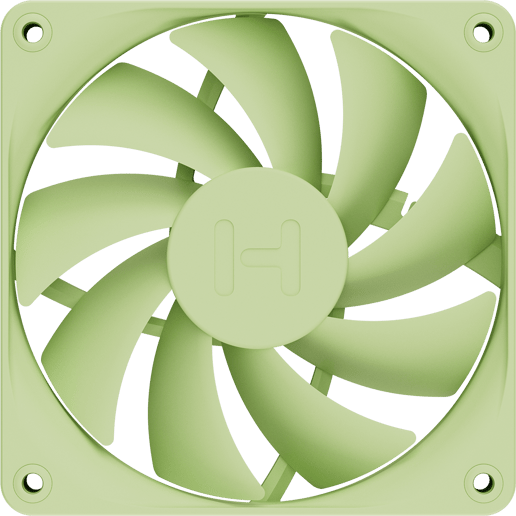 HYTE FA12 120 mm PWM Fan 4 Pack Matcha Milk