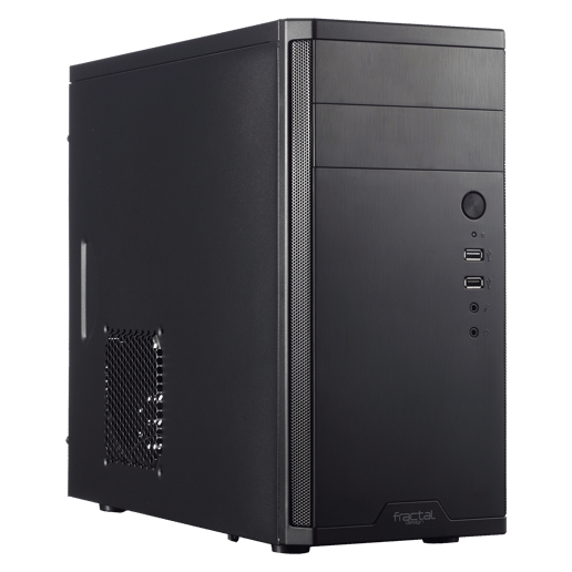Fractal Core 1100 Mid Tower Case - Black 