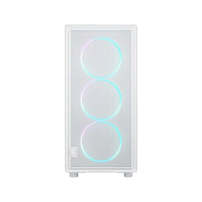 Fractual Epoch XL White TG RGB Mid Tower Gaming Case - White 