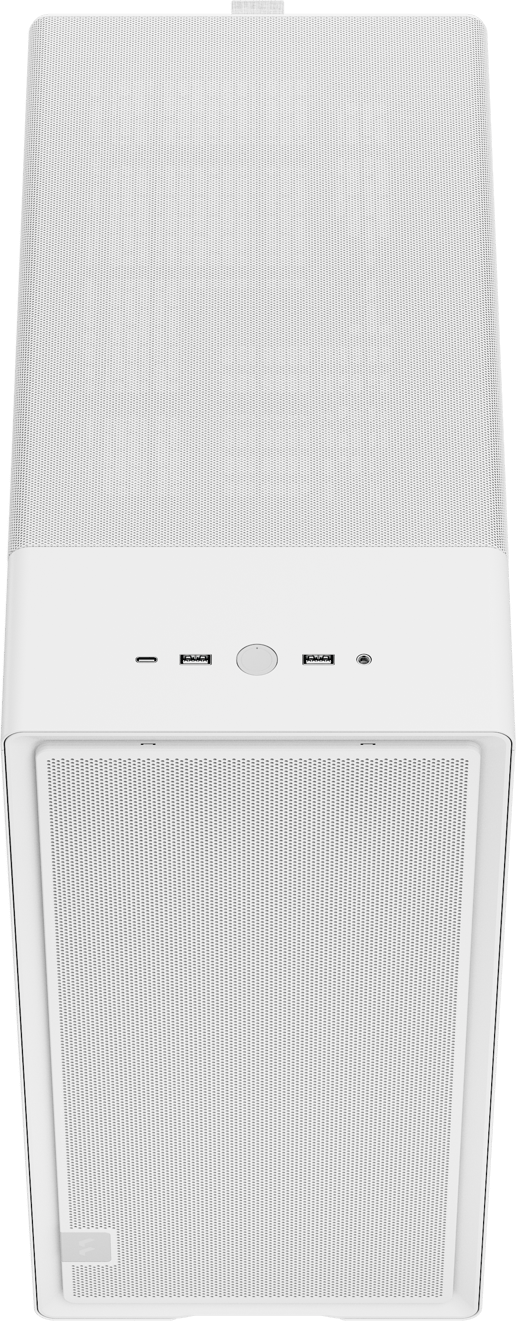 Fractal Epoch TG Mid Tower Gaming Case - White 