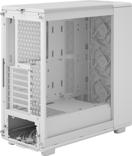 Fractal Epoch TG Mid Tower Gaming Case - White 